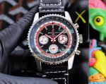 Replica Breitling Avenger Blackbird Black Face Red Inner Quartz Watch 43mm